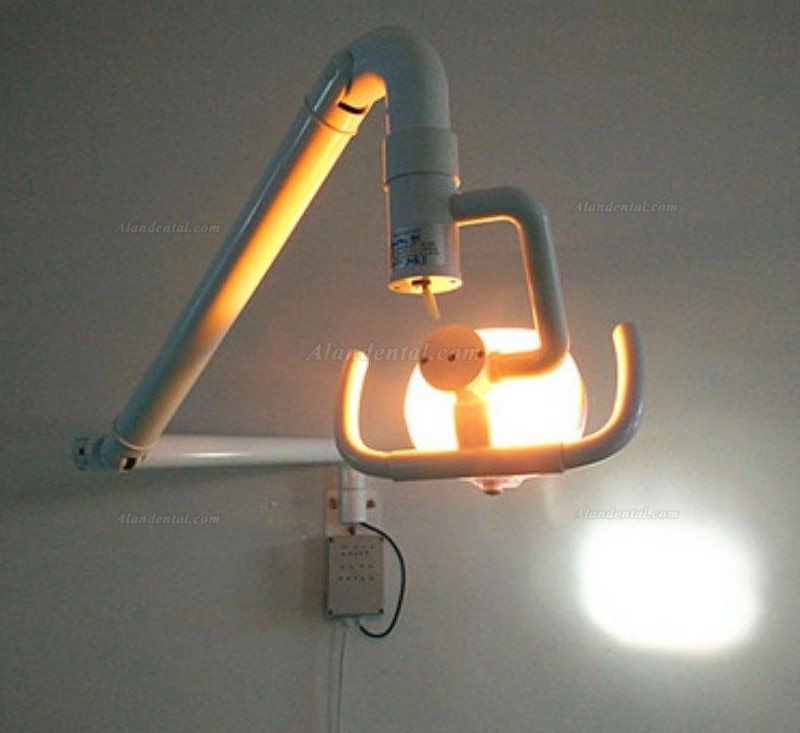 50W Wall Hanging Dental Medical Oral Light Lamp with Arm Shadowless Cold Light